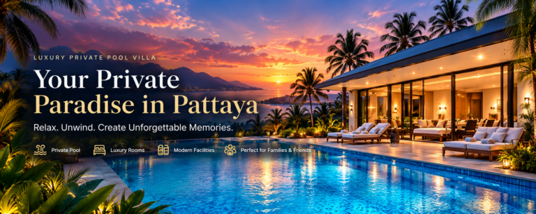 Private Pool Villa Paradise at Sunset